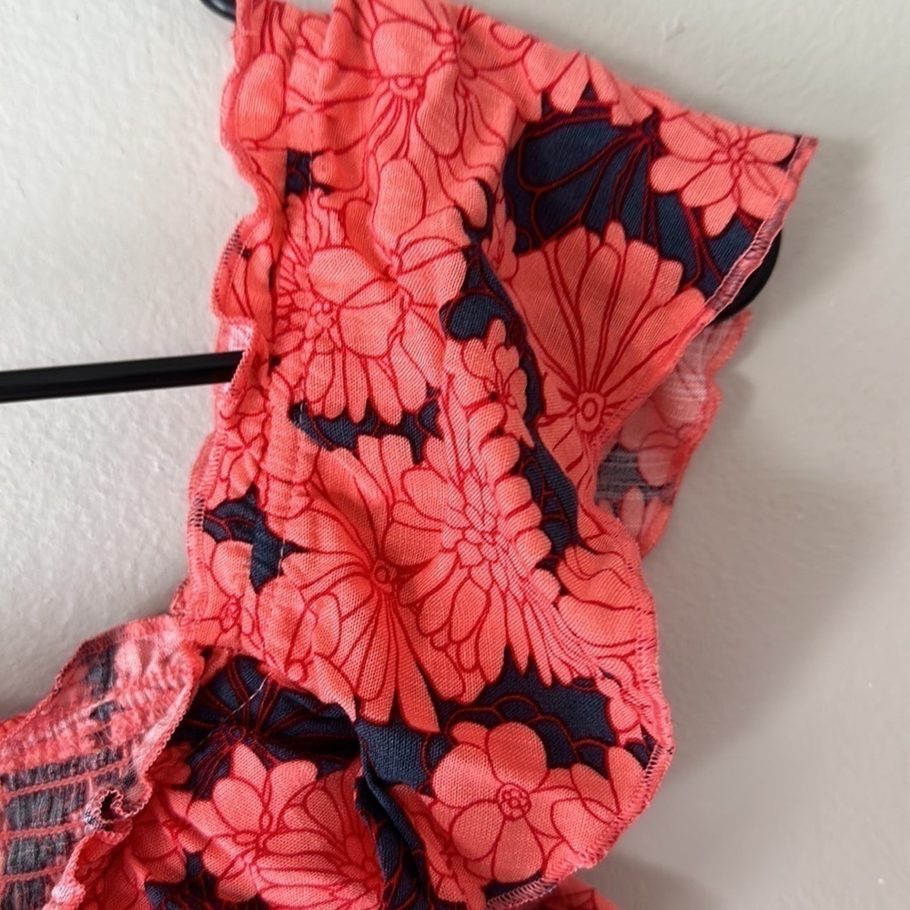 Women's X-Smal Floral Pink Maternity Top Isabel Maternity - Picture 5 of 5